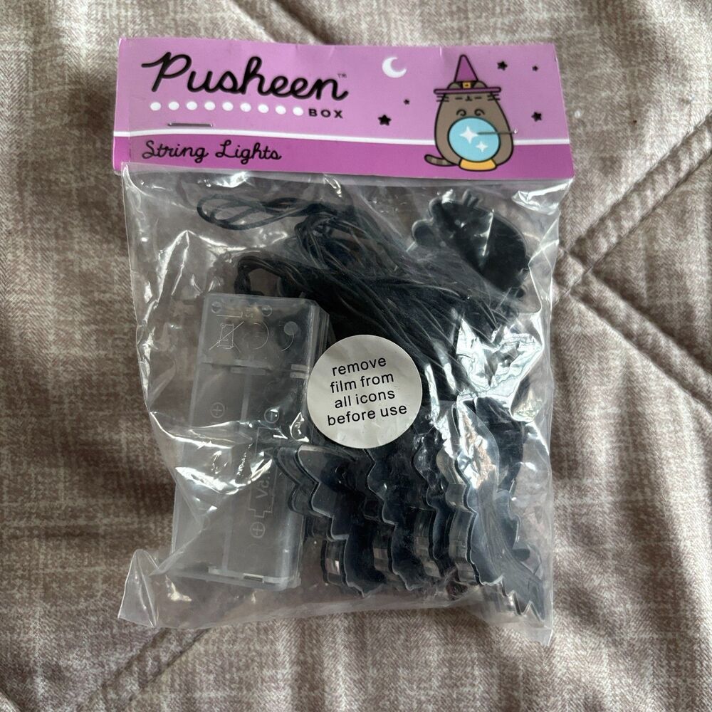 NIP Pusheen Box Exclusive LED String Lights Halloween Decor CultureFly